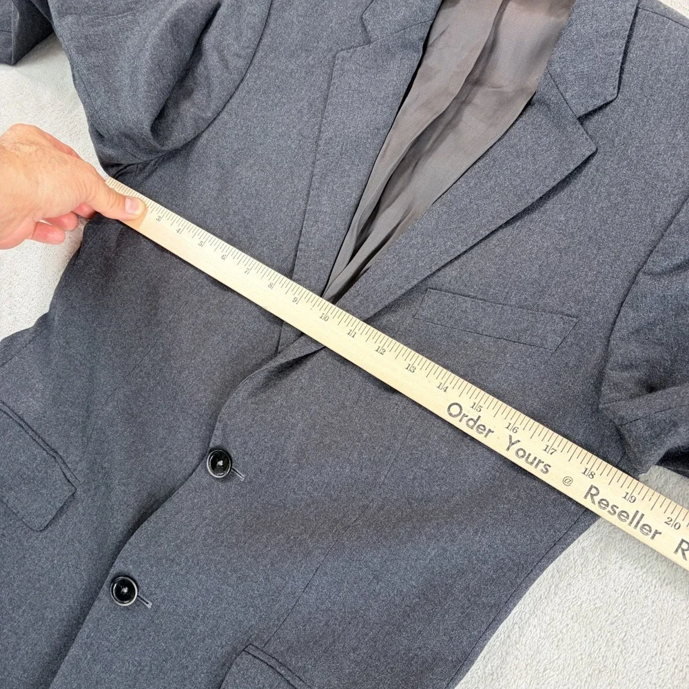 Hugo Boss Sport Coat Blazer in Grey Lanificio Tesse Biella Wool Men 38R Desinger